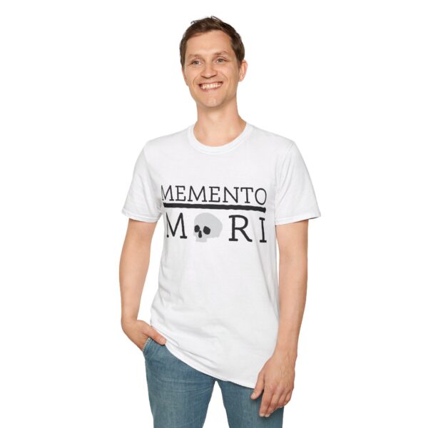 white memento mori tshirt