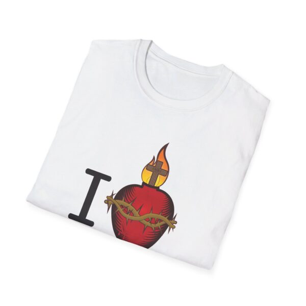 I Heart Jesus t-shirt folded