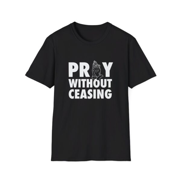 black pray without ceasing tshirt