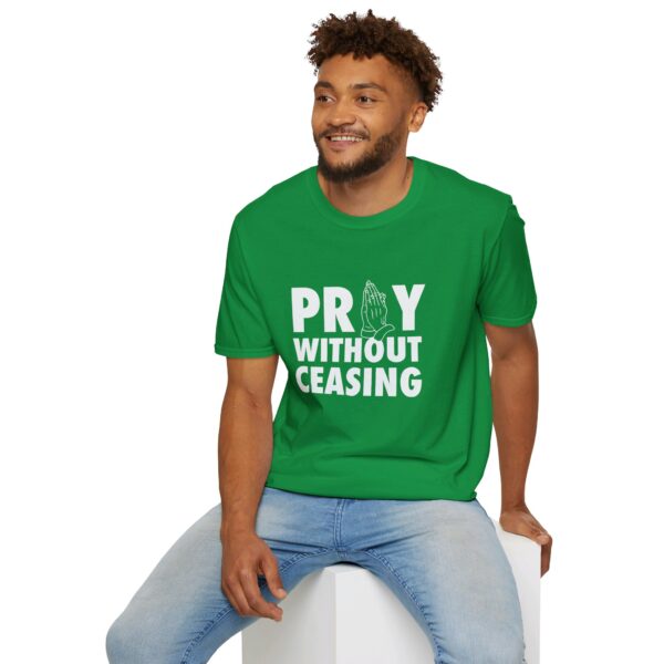 green pray without ceasing tshirt