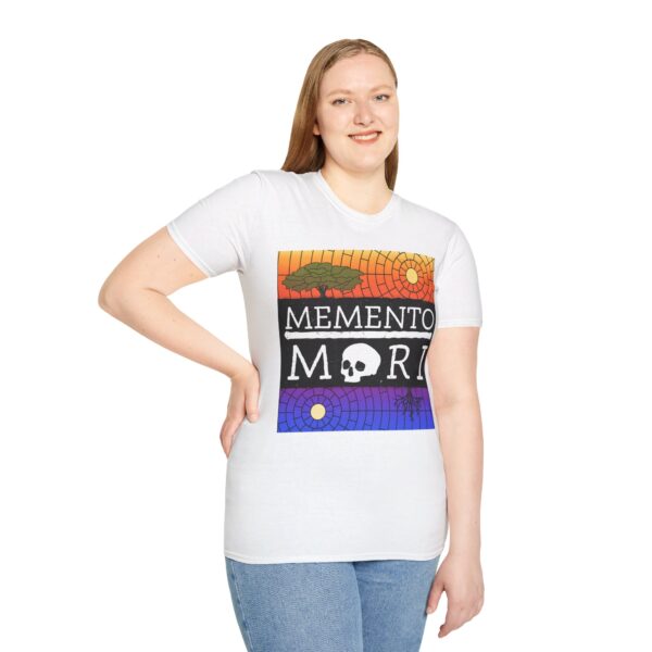 colorful memento mori tshirt