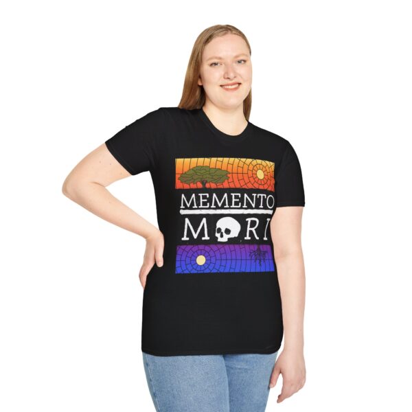 colorful memento mori tshirt