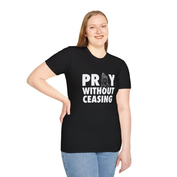 black pray without ceasing tshirt