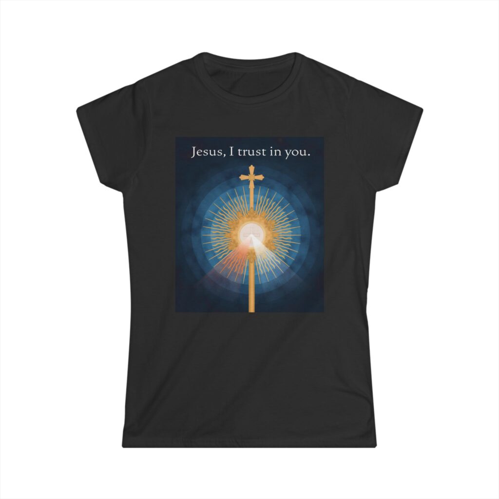 Divine I'm So Beautiful Tシャツ Lサイズ Divine Mercy Eucharist Tee — Eucharistic Women's T-Shirt - Beneath