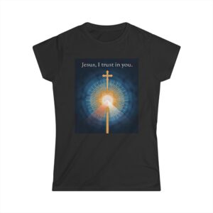 Divine Mercy Eucharist Tee — Eucharistic Women's T-Shirt